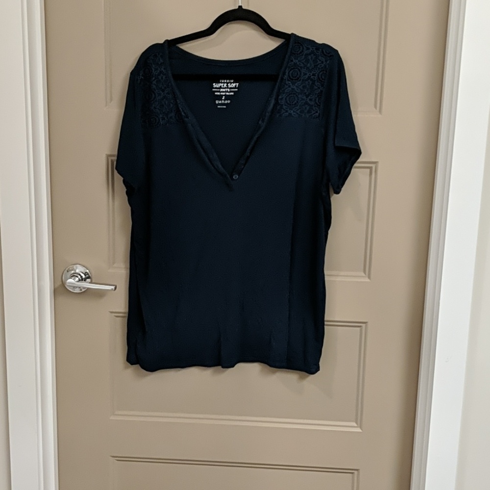 Torrid SUPER SOFT LACE TEE